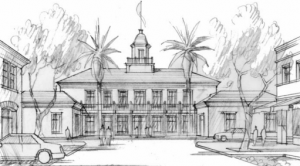 The City has already talked about putting a "Civic Building" at Lyons and Main Street