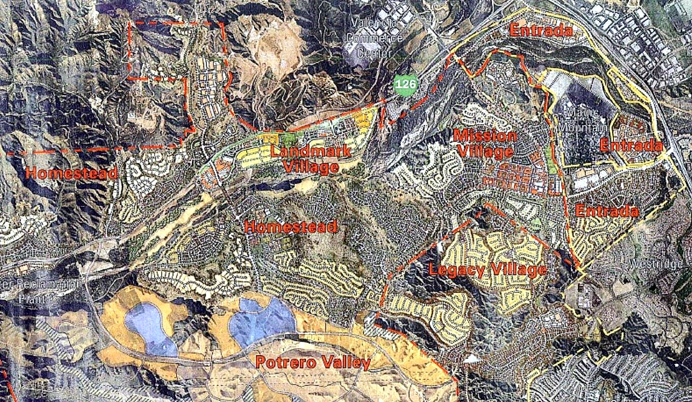 Newhall Ranch villages (proposed)